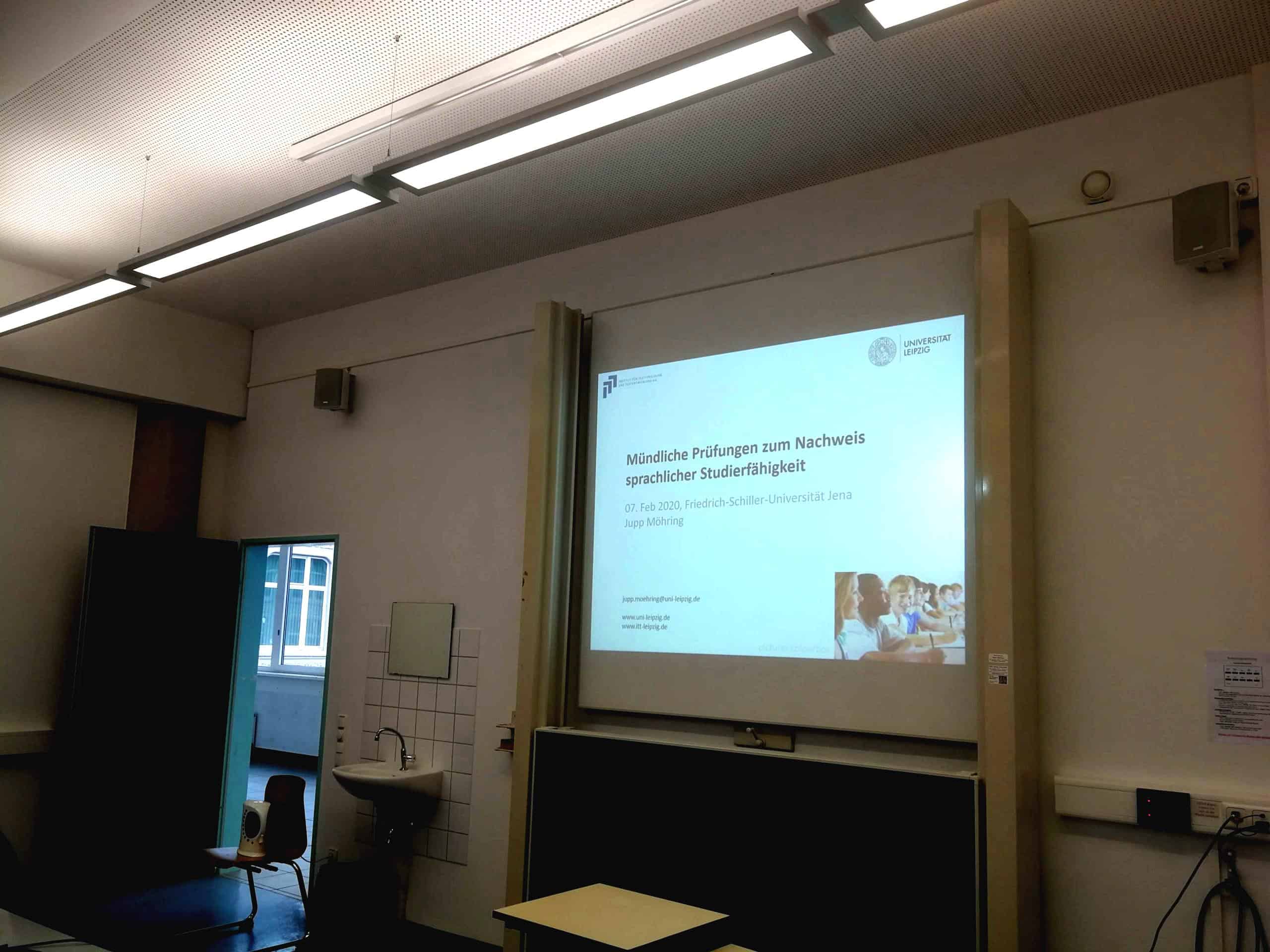 Mündliche Prüfungen - Workshop in Jena